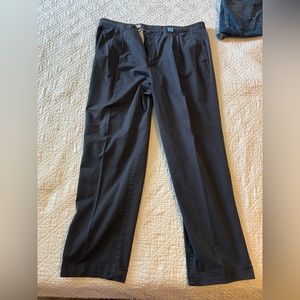 PMSL102 - Cutter & Buck, Men’s 44T, Navy pleated slacks, 35" inseam w/ 1" cuff.